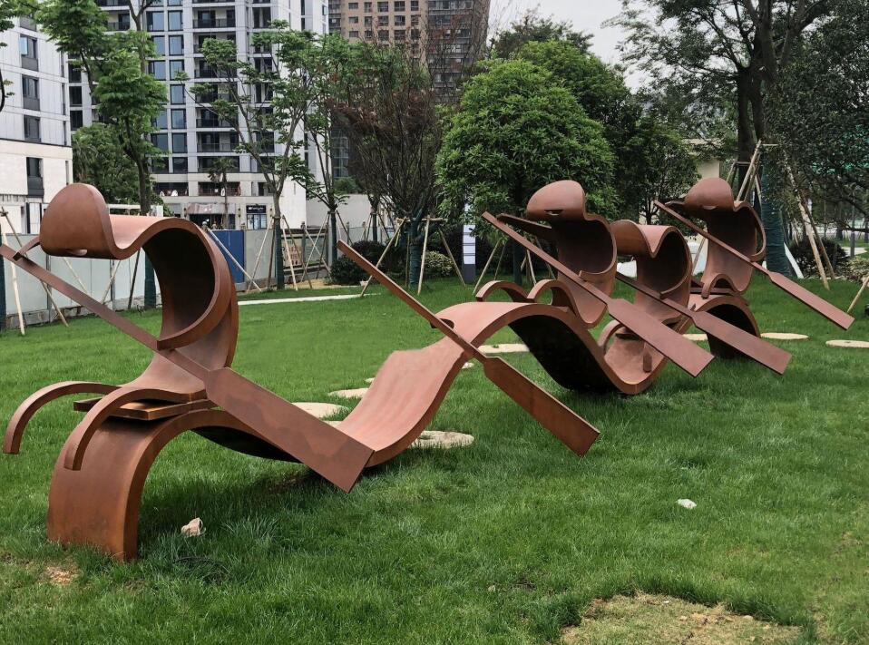 墨竹工卡锈钢板造型