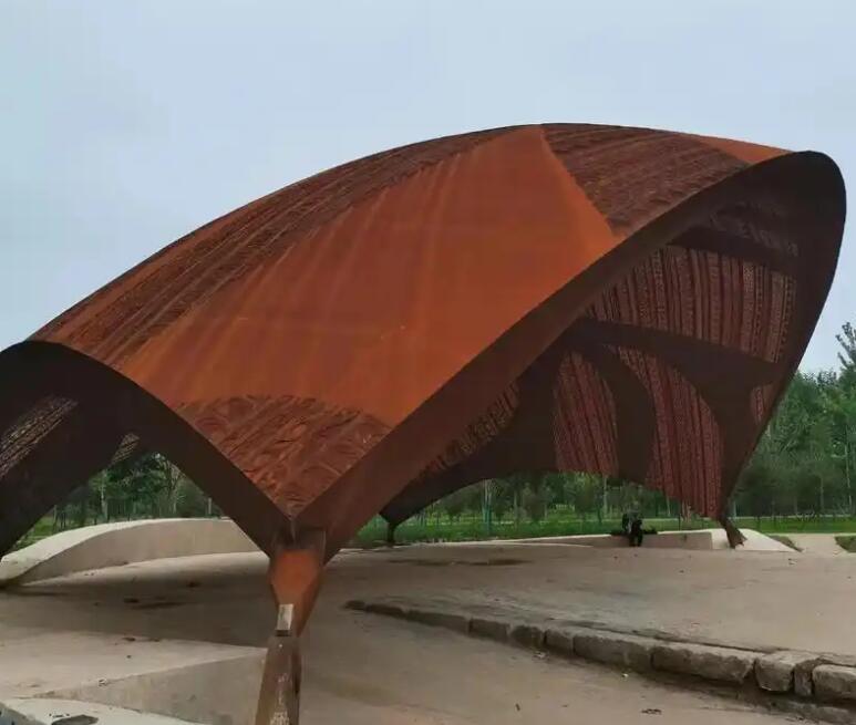 墨竹工卡耐候钢幕墙案例